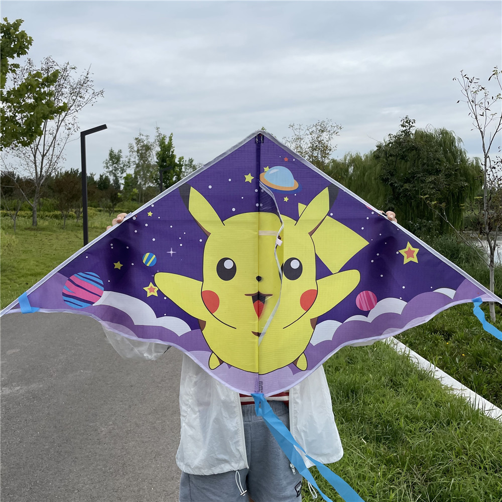 Weifang Kite New 1.2 M Upper and Lower Closed Toe Long Tail Double Tail Cartoon Breeze Easy to Fly Children's Favorite Kite