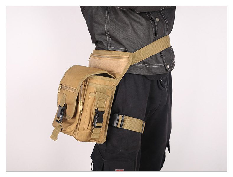 战术腿包户外斜挎运动装备迷彩挂包装扮装备包军迷绑腿包腿挂包