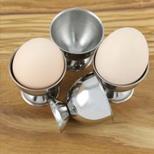 不锈钢鸡蛋托鸡蛋杯蛋托盛蛋器餐厅专用鸡蛋座小酒盅小白酒杯40ml