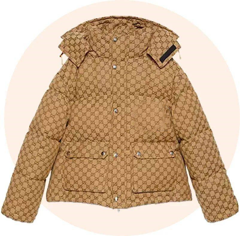 网红闫妮同款酷奇1996联名大logo老花羽绒服