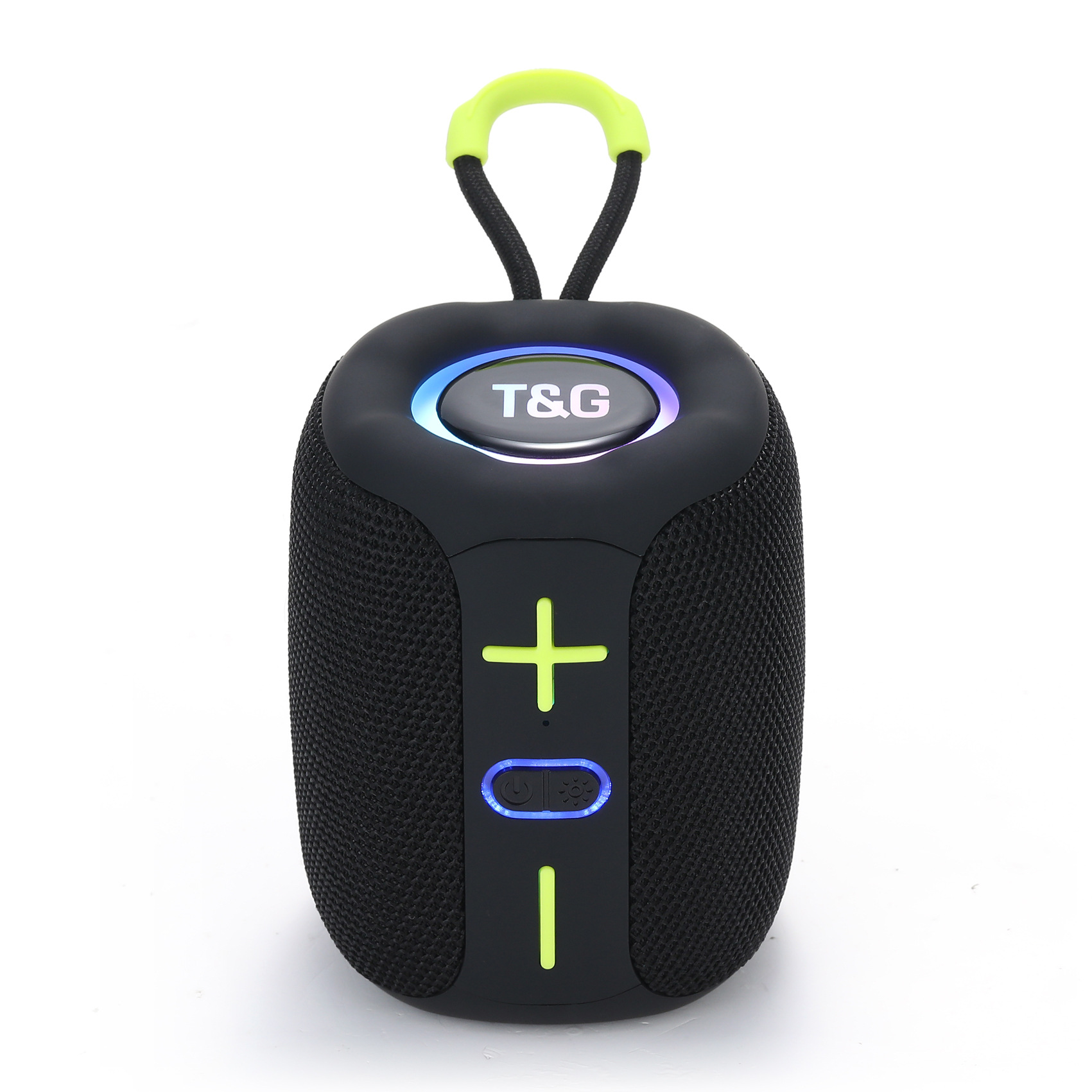 Tg658 Exquisite Cylindrical Gift Subwoofer Bluetooth Portable Speaker Colorful Lights Cool Fashion New Pinle Player