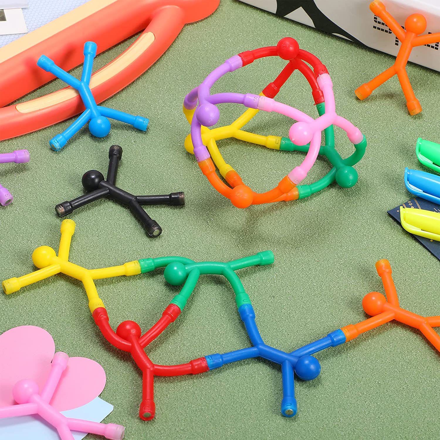 New Cute Magnetic Educational Toys Amazon Cross-Border Human-Shaped Lodestone Creative Variety Kid Colorful Stickman