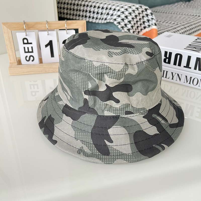 summer camouflage sun hat men‘s spring/summer new sunscreen small brim sun hat outdoor alpine cap fishing hat bucket hat