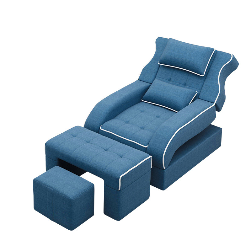 电动足浴沙发经济款自动升降躺椅美容美甲沐足足疗单人手动按摩床