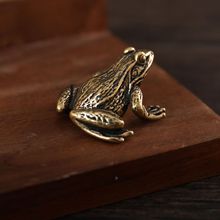 铜工艺品摆件铜茶宠小铜器出水青蛙铜青蛙