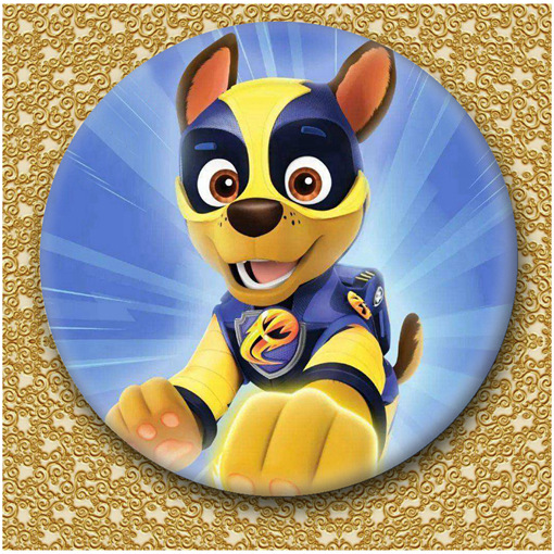 外贸电商货源卡通狗狗巡逻队小狗汪汪队胸章阿奇学生礼品赠品勋章