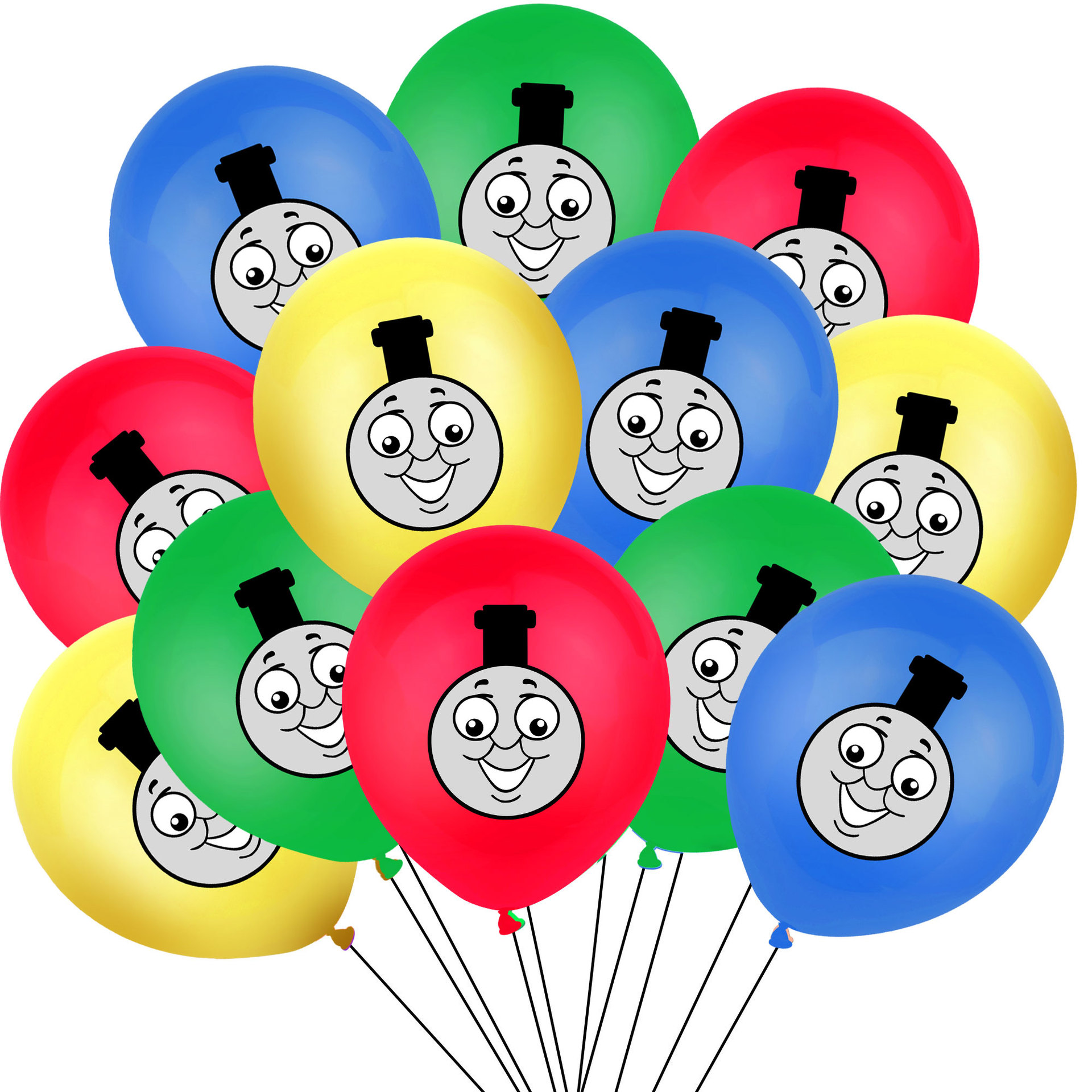 托马斯和他的朋友卡通气球 thomas and his friends 儿童生日派对