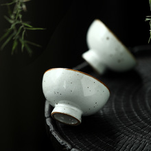 甚言先生日式釉下彩粗陶食器复古陶碗餐具简约特色时尚家用金钟碗