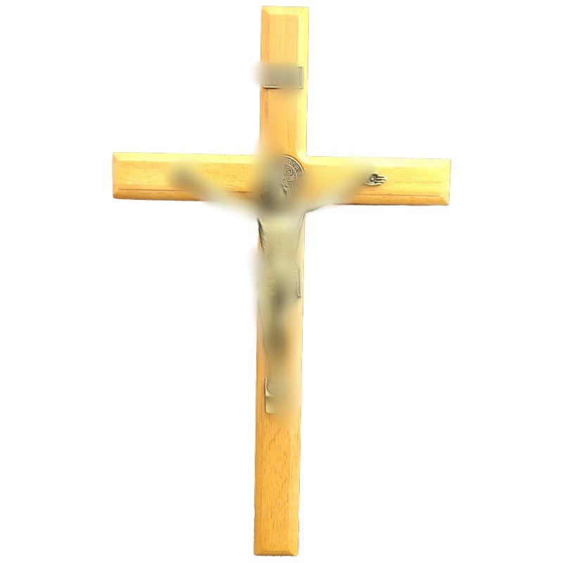 橡木十字架挂件 精美家用我卧室墙挂十字架挂件 外贸出口十字架