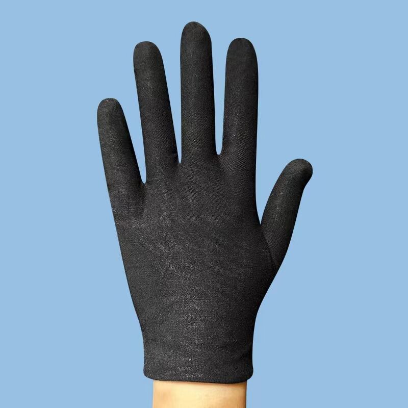 Factory Spot Goods in Black Gloves Jewelry Dance Performance Foreign Trade Inspection Crafts Etiquette Work Gloves Cross-Border Wholesale