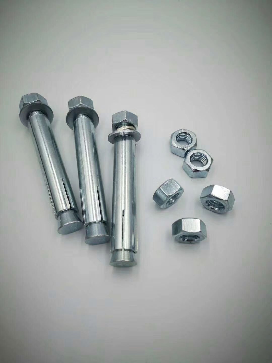 包邮镀锌膨胀螺丝加长铁外膨胀螺栓胀管涨管胀丝m6m8m10m12