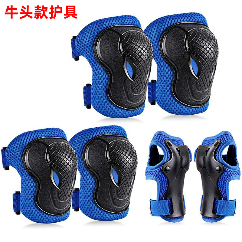 牛头款护具儿童平衡自行车组合运动护具套装滑雪溜冰护膝护肘护腕