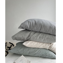 ALI6做个百搭的人，睡着百搭的枕套/成人枕头罩48*74cm水洗棉一对