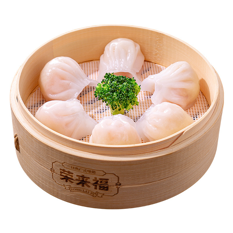 荣来福水晶虾饺皇广式早茶点心速冻虾仁半成品广东早餐饺180g/袋