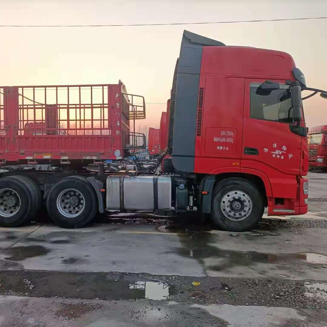 二手牵引拖车头 天龙半挂牵引车头 轻体牵引全挂车国五牵引车头