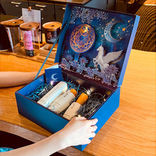 现货毕业季儿童节创意3D立体礼盒情人节翻盖文具礼品盒伴手礼彩盒