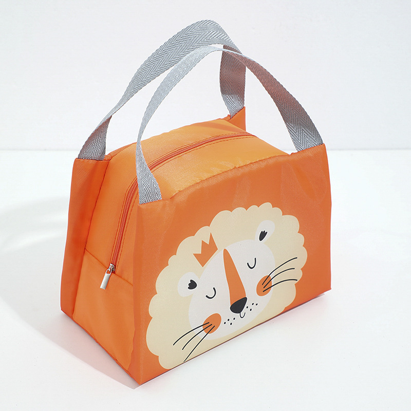 New Large Capacity Portable Insulated Bag Lunch Box Bag Wholesale Korean Cartoon Cute Pet Lunch Bag Small Thermal Bag