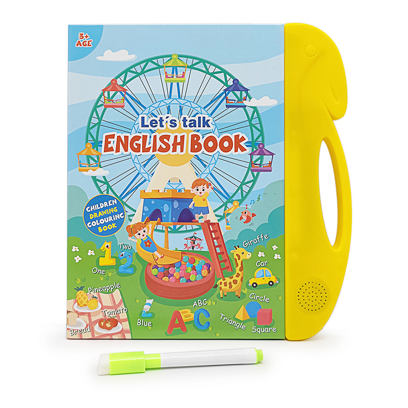 Cross-Border New Arrival English Point Reading Machine Children's Early Education Learning Educational Toys Audio Book E-book English E-book