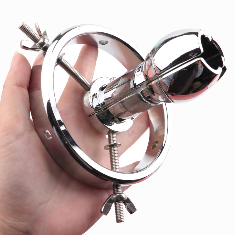 中空肛塞 情趣用品金属扩肛扩阴器扩张器后庭窥视肛塞性用品