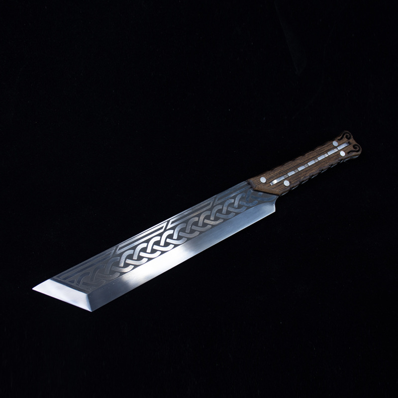 手工锻打菜刀龙泉