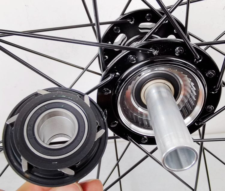 自行车轮山地轮组26/27.5/29寸铝合金培林轴承hg12速快拆桶轴六爪