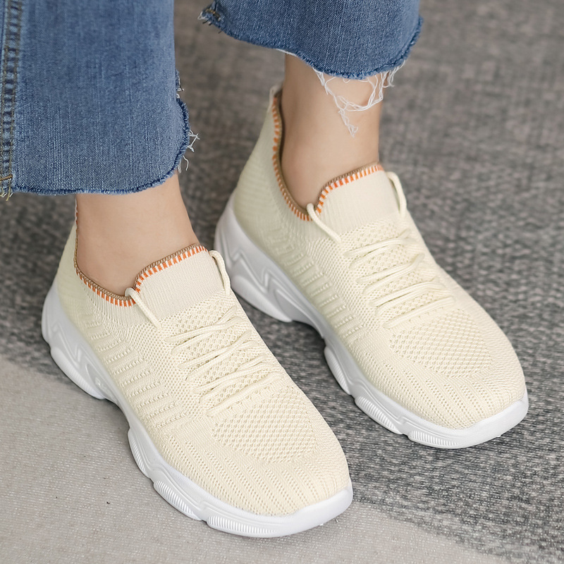 Sneaker Summer Women's White Shoes New Fashion Female Students Thick Bottom Internet Celebrity Versatile Korean Fashion Casual Running Shoes