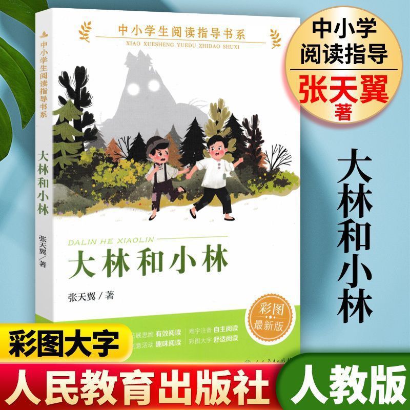现货人教版 大林和小林张天翼儿童文学名家经典书系三四五六年级