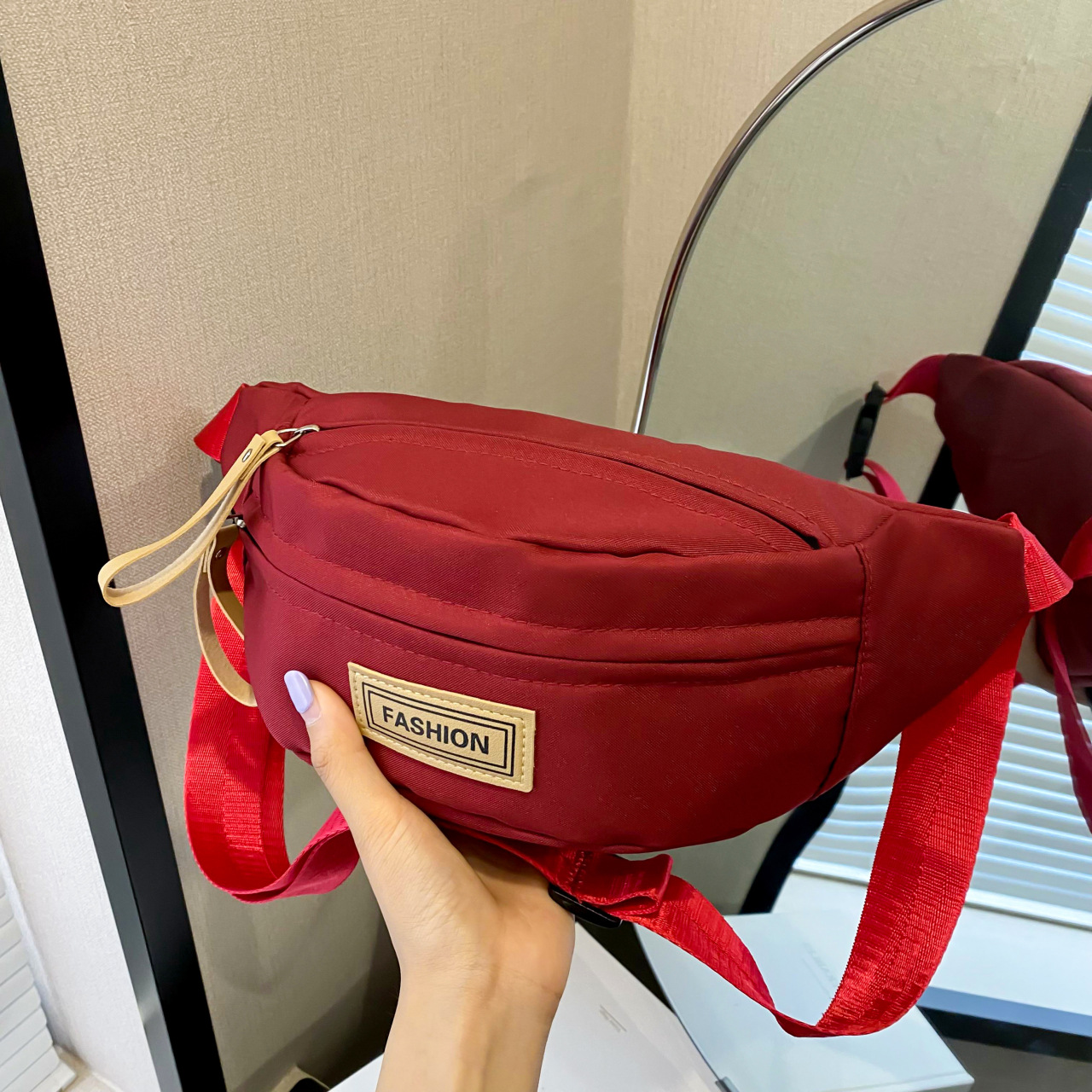 Internet Celebrity Fashionable All-Match Western Style Multi-Functional Large Capacity Women's Bag New Student Daily Outdoor Women's Chest Bag Waist Bag