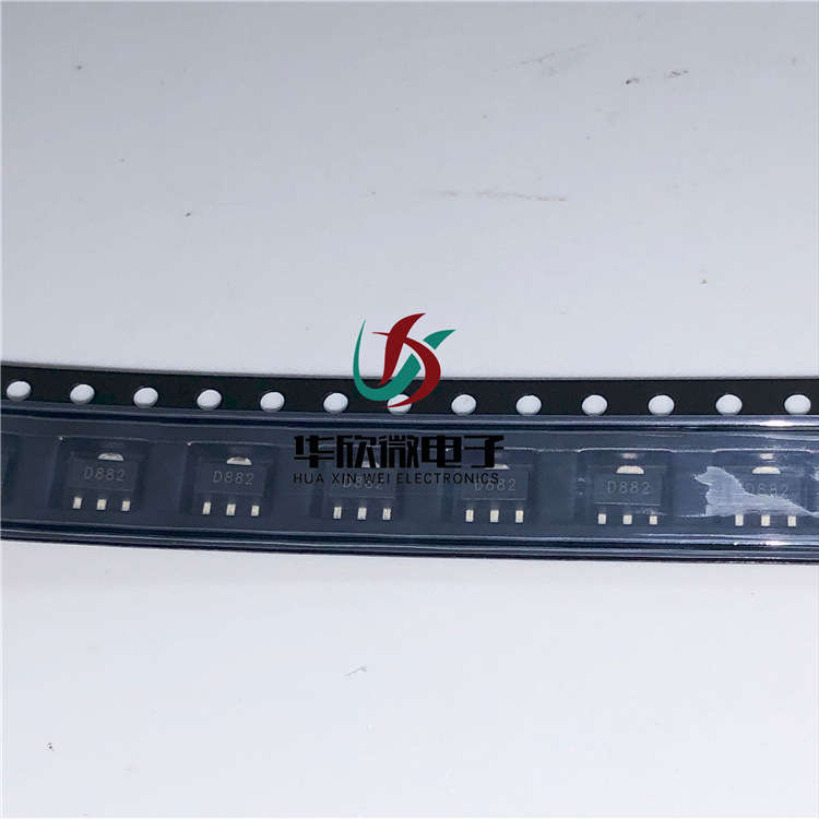 贴片三极管2sd882 d822 sot89-3 毫安160-320 全新原装现货-阿里巴巴