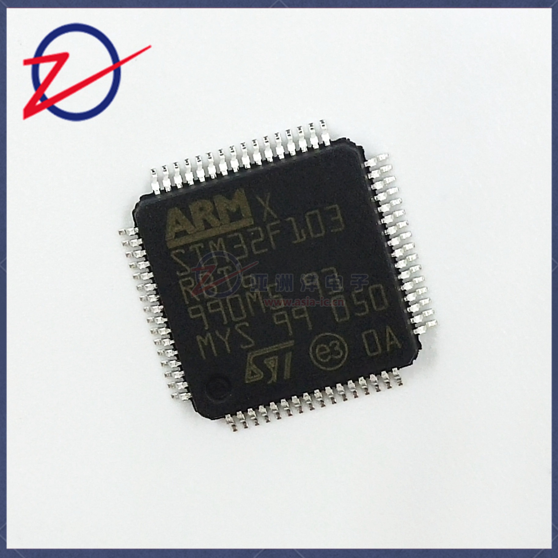 stm32f103rbt6 mcu单片机 32bit 128kb flash 64lqfp 封装lqfp-64