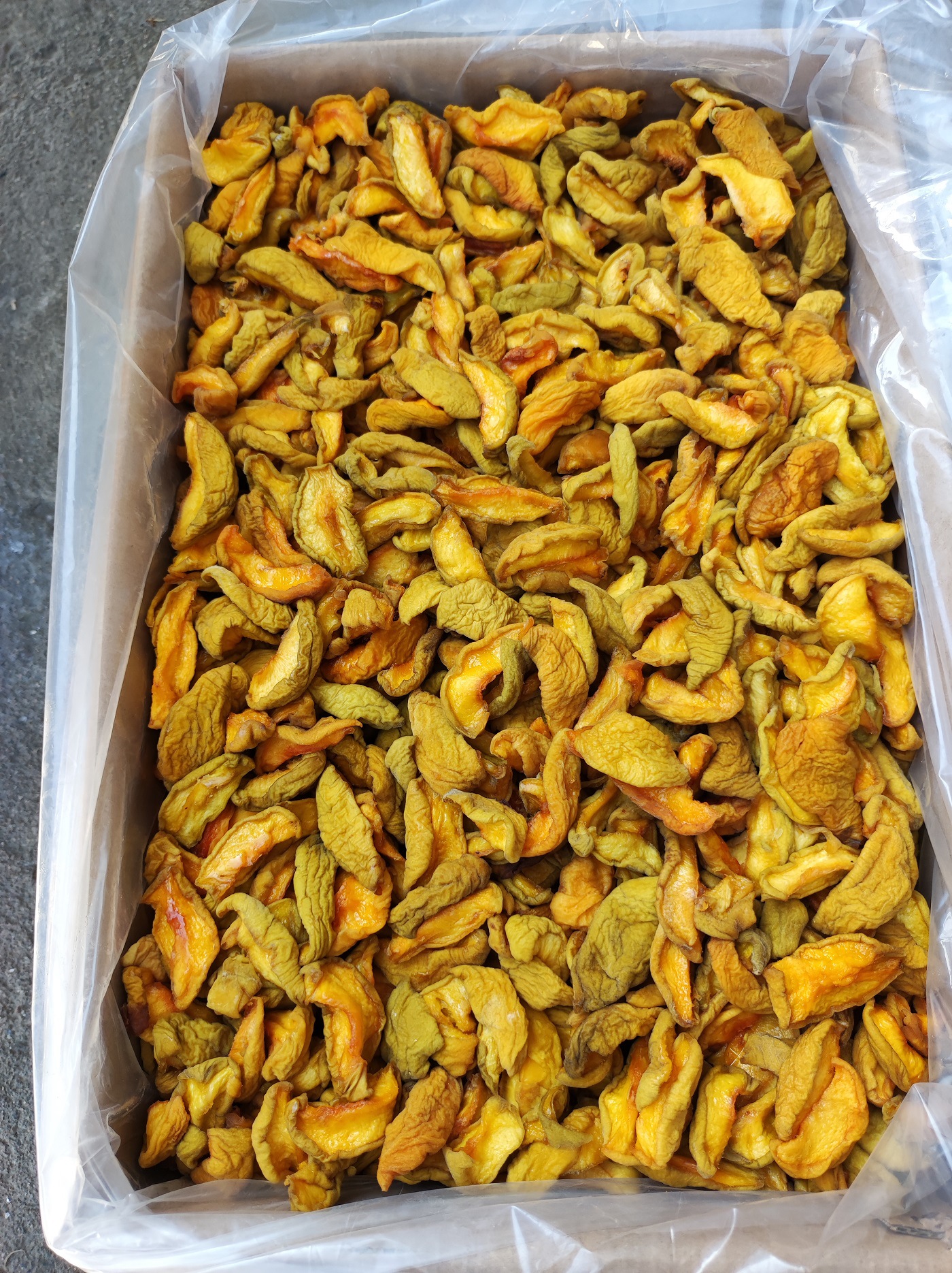 原味毛桃干 黄桃干 20 斤/箱酸甜 黄桃果干