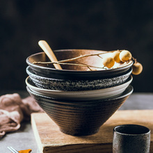 批发日式陶瓷碗 家用大号拉面碗饭碗面条汤碗 创意餐具套装商用斗