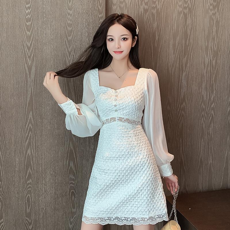 新款2022秋季优雅风气质女装涤纶中裙高腰见图片厂家