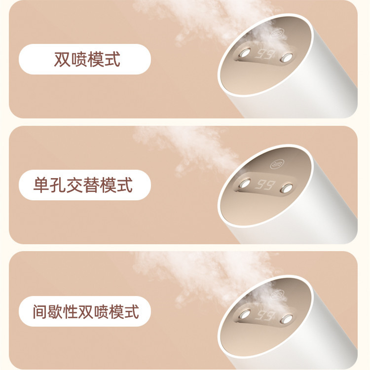 Household Desk Humidifier Wholesale Portable Mini Air Purifier Small Night Lamp Double Spray Heavy Fog Humidifier