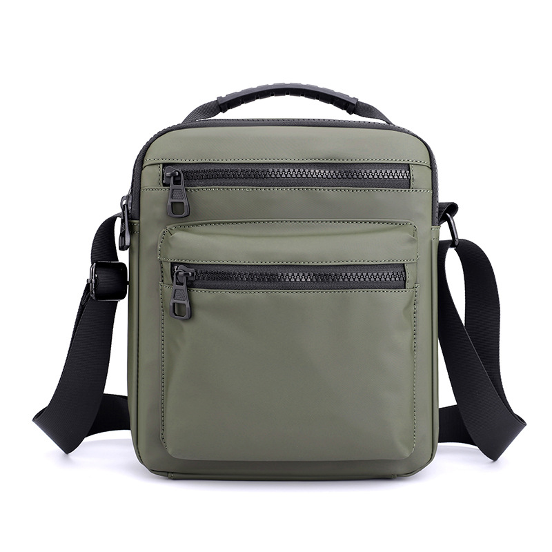 New Cross-Border Shoulder Bag Men's Outdoor Oxford Cloth Schoolbag DZ Computer Bag Large Capacity Business Travel Bag