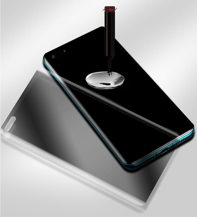 适用华为p30pro曲屏钢化膜荣耀60全胶p40/mate30/mate40pro防窥膜