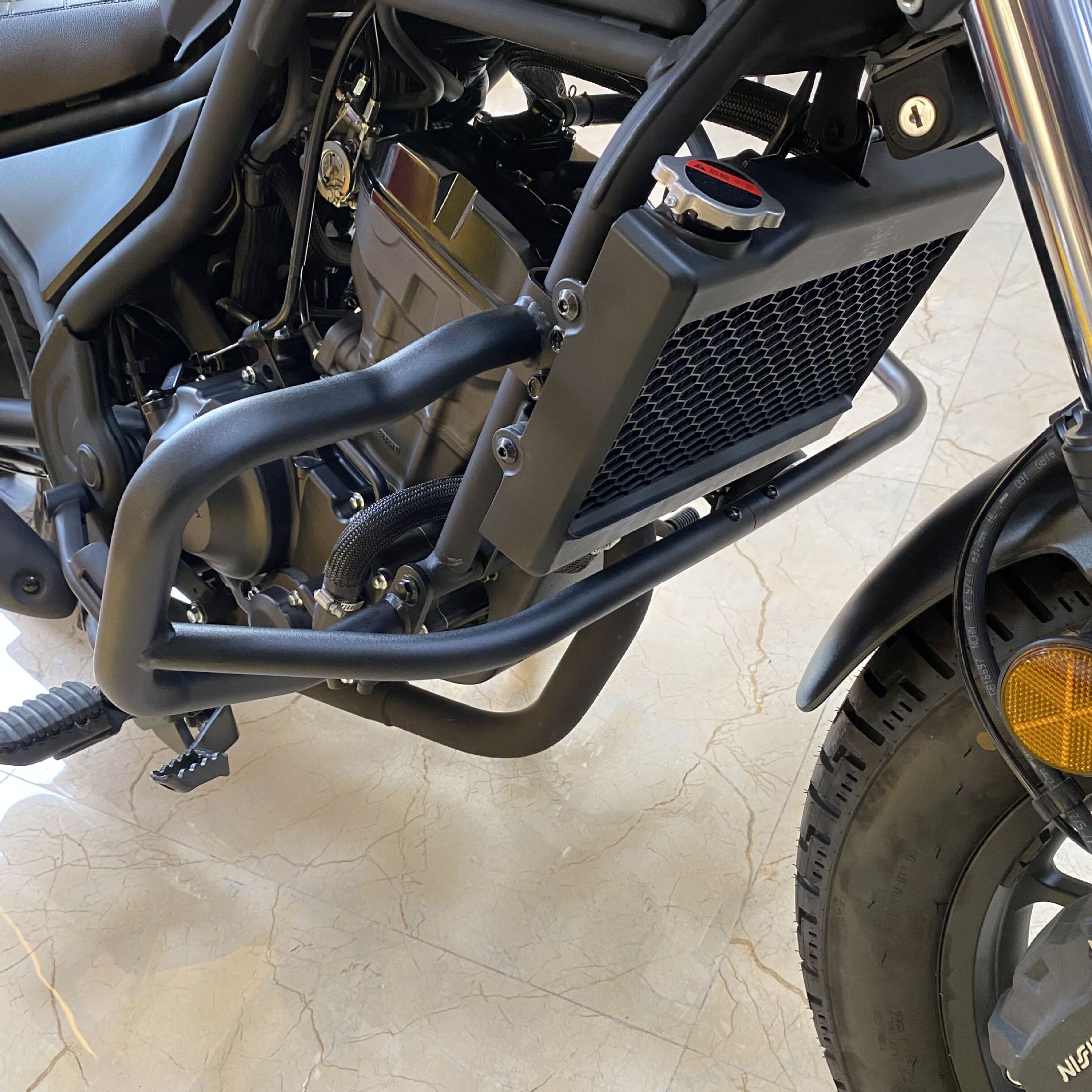 摩托车改装件适用本田cm300 改装护杠 前保险杠发动机 防摔杠配件