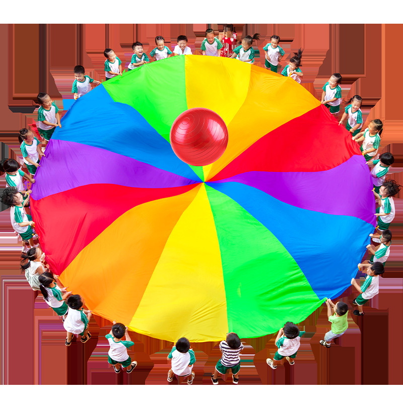 彩虹伞幼儿园户外早教游戏道具儿童感统训练教具亲子体育活动器材