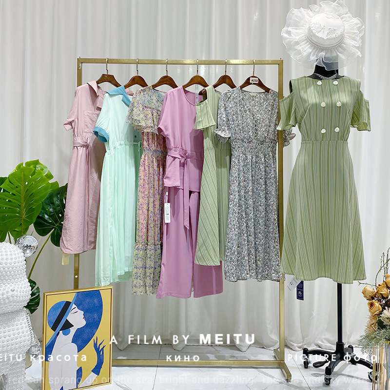 luona珞娜大牌剪标折扣女装高端专柜尾单一手货源品牌剪标正品