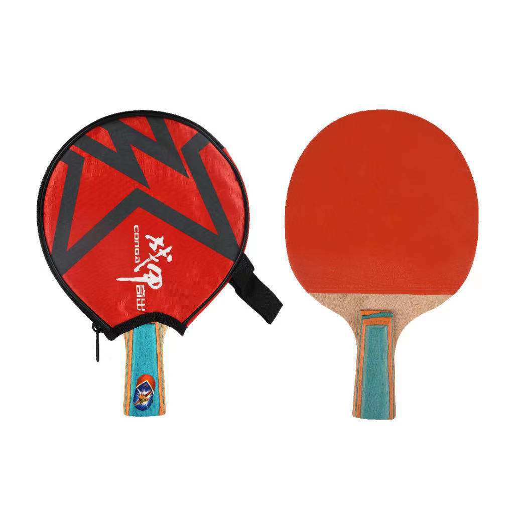 战甲zj6607乒乓球拍横拍一支装