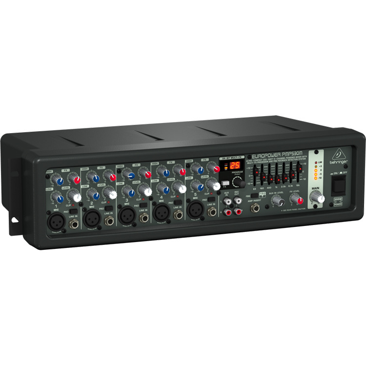 德国 百灵达 pmp530m 5 声道 有源调音台