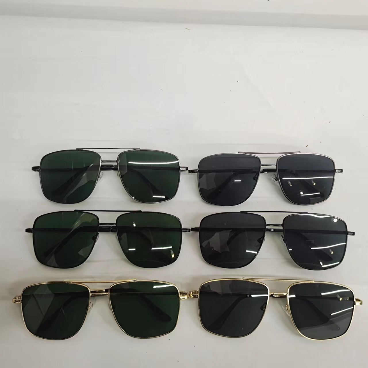 Factory Direct Sales Sunglasses Metal Sun Glasses Wholesale Fashion Sunglasses Driving Stall E-Commerce Drainage Supply