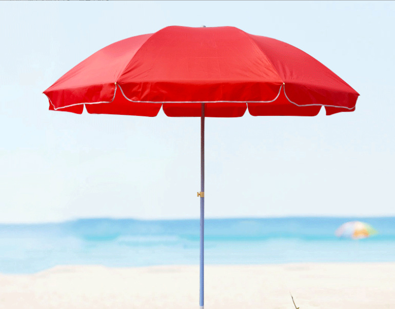 2.6 M Outdoor Anti-DDoS Umbrella Large Beach Umbrella