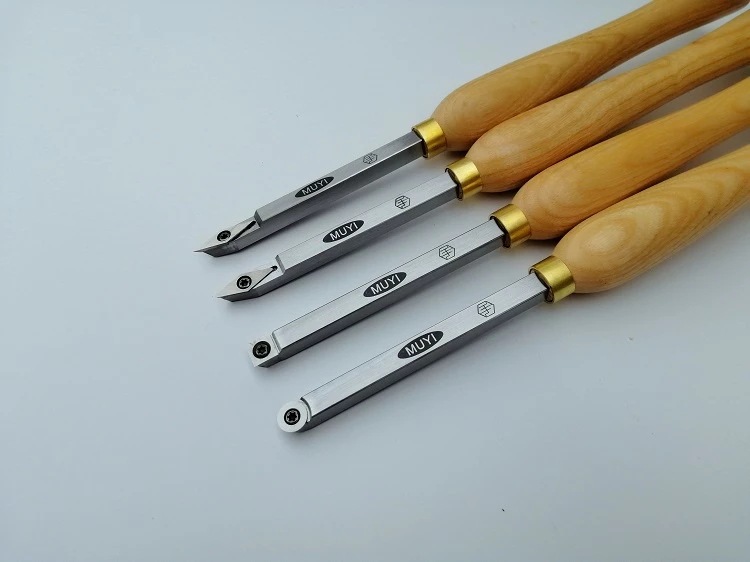 木工手持式舍弃式刀头车刀木旋刀diy手持车刀木工手动掏空刀