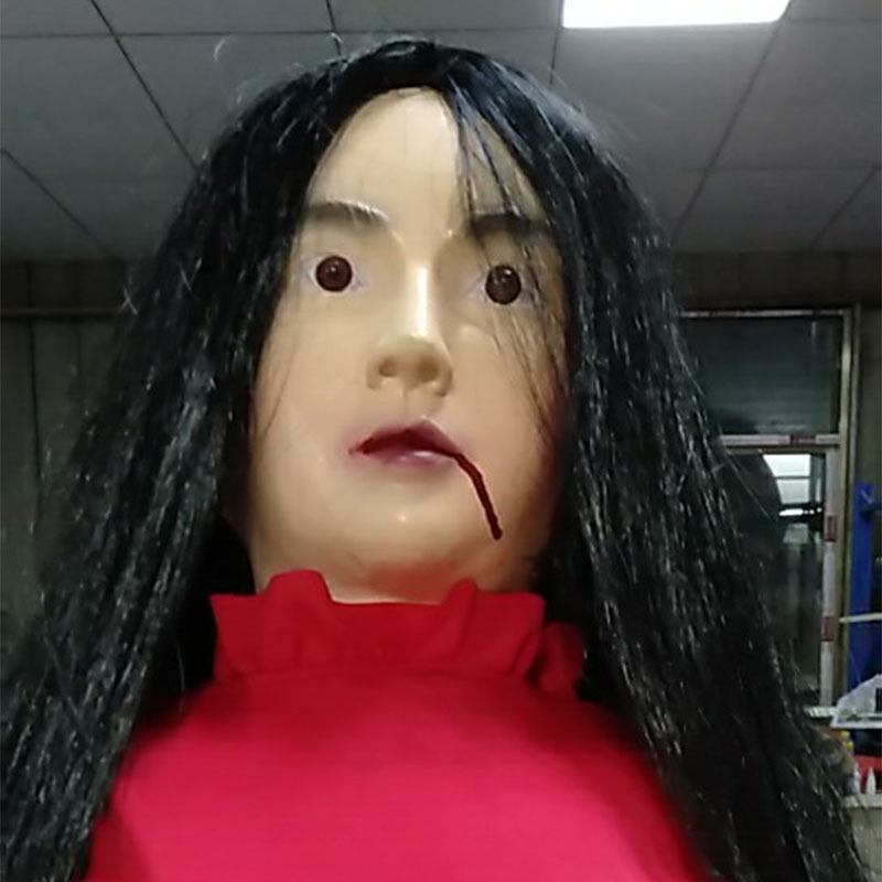 万圣节贞子吊鬼吊尸体鬼屋密室逃脱酒吧恐怖女鬼尸体假人装饰道具