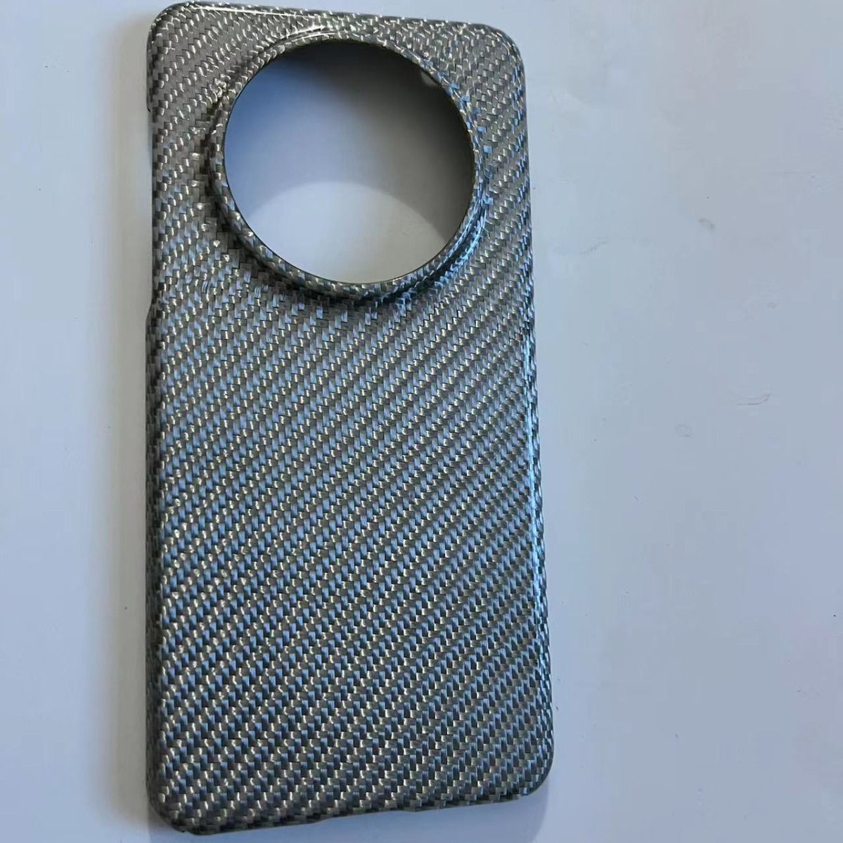 华为mate60pro凯夫拉手机壳碳纤维芳纶纤维1500d亮光保护套