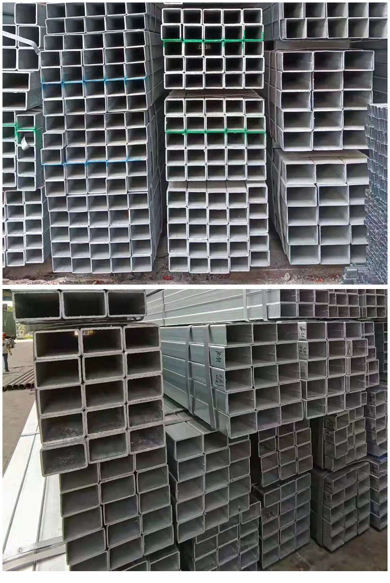 镀锌方管铁方钢空心方矩管国标热镀锌方通方形架子管焊接光亮方管