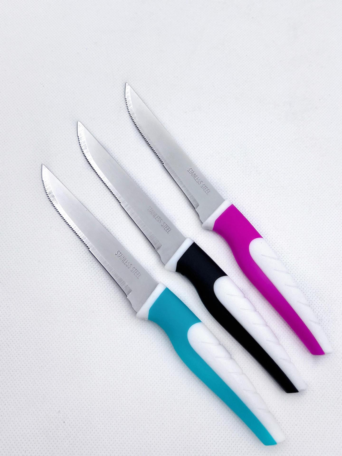 Spot Stainless Steel Kitchenware Table Knife Household Serrated Steak Knife Kitchen Hotel Steak Knife Bread Knife