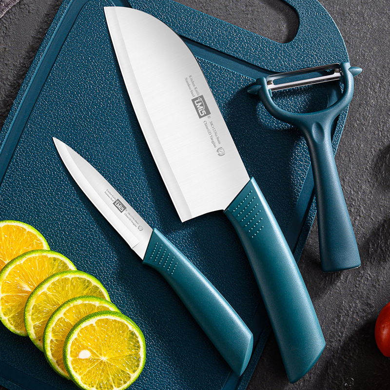 Factory Delivery Household Chopping Board Suit Dormitory Portable Knife Kitchen Knife and Cutting Board Combination Knife Food Supplement