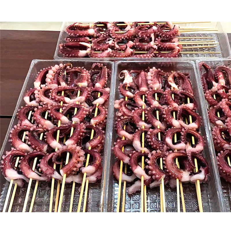 章鱼凤舞串50串冷冻大八爪足铁板烧烤商用食材章鱼须非鱿鱼串包邮